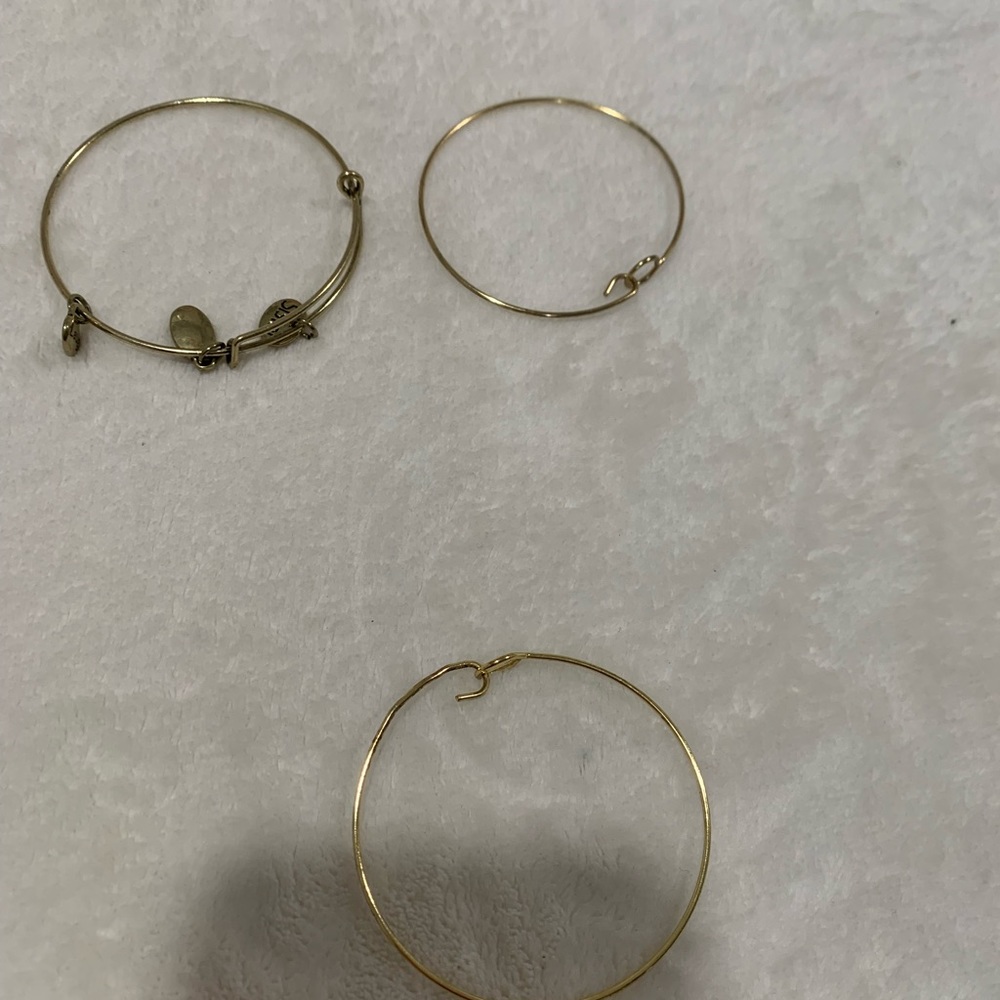 Gold bracelets
